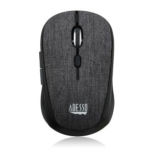 WIRELESS 5 BUTTONS FABRIC MINI MOUSE (BLACK)
