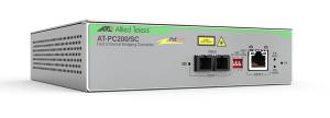 Two-port Fast Ethernet Power over Ethernet switch 100TX POE+ to 100FX(SC) MediaConverter Multi-Regio