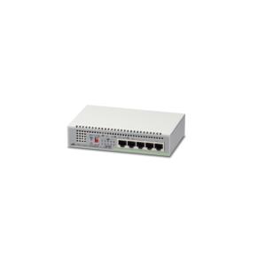 5 Port 10/100/1000TX Unmanaged Switch With Internal Power Supply Eu Power Adapter (AT-GS910/5-50)