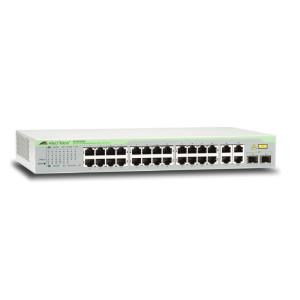 24  Port Fast Ethernet WebSmart Switch with 4 uplink ports (2  x 10/100/1000T and  2 x SFP-10/100/10
