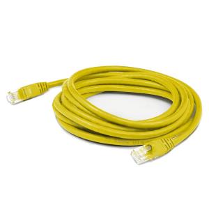 Network Patch Cable Cat5e - Rj-45 (male) To Rj-45 (male) - Utp Pvc Straight Booted Snagless - 2m - Yellow