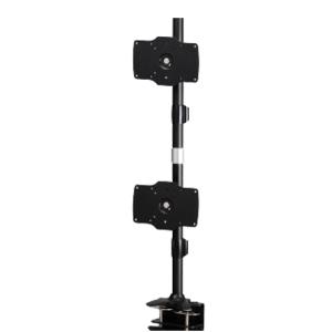 Dual Monitor Vertical Clamp Mount Max32in