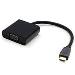 20.00cm (8.00in) Hdmi Male To Vga Female Black Active Adapter Cable