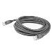 Network Patch Cable Cat5e - Rj-45 (male) To Rj-45 (male) - Utp Pvc Snagless Straight Booted - Grey - 2m
