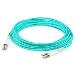 Fiber Patch Cable - Lc (male) To Lc (male) - Straight Om4 Duplex - 5m - Aqua