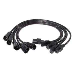 Power Cord Kit 10a/100v To 230v 0.5m/5cables In/out-conn C13 To C14