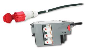 It Power Distribution Module 3 Pole 5 Wire Rcd 32a 30ma Iec309 320cm