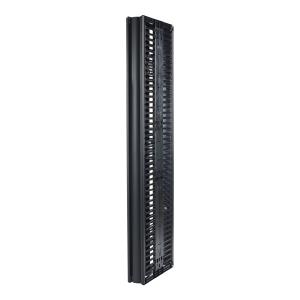 Valueline, Vertical Cable Manager for 2 & 4 Post Racks, 84in H X 6in W, Double-Sided with Doors