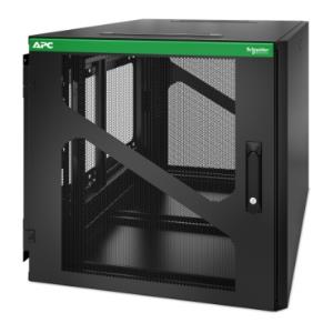 NetShelter 12U Wallmount Rack Enclosure Cabinet Side Mount UPS Depth