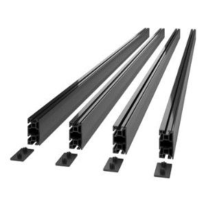 NetShelter Aisle Containment, Frame Extrusion & End Cover, 2536 mm Set of 4, Black