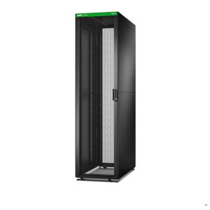 Easy Rack, 48U, Black, With Roof, Castors, Feet, 4 Brackets, and Side Panels, No Bottom, 2258H x 600W x 1100D mm