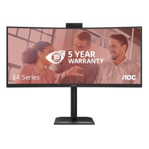 Curved USB-C Monitor - CU34E4CW - 34in - 3440x1440 (UWQHD) - VA 120Hz Win Hello Webcam