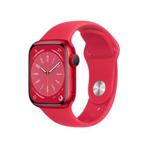 Watch Series 8 Gps + Cellular 41mm Red Aluminium Case With Red Sport Band Regular