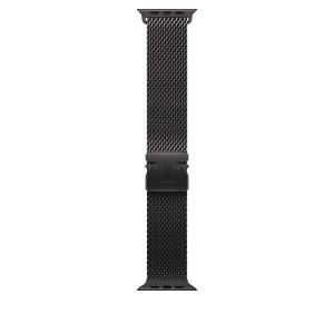 49mm Black Titanium Milanese Loop - Small