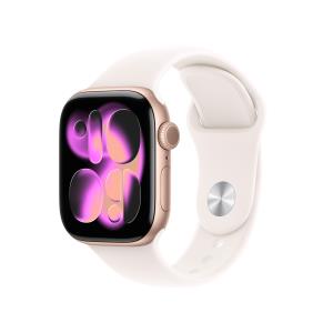 Watch Series 11 Gps 42mm Rose Gold Aluminium Case With Light Blush Sport Band - S/m