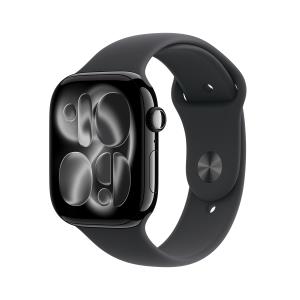 Watch Series 11 Gps 46mm Jet Black Aluminium Case With Black Sport Band - M/l