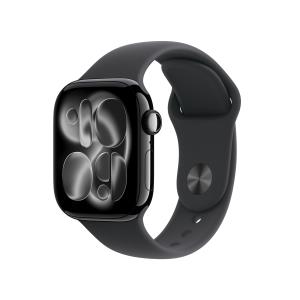 Watch Series 11 Gps + Cellular 42mm Jet Black Aluminium Case With Black Sport Band - M/l