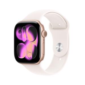 Watch Series 11 Gps + Cellular 46mm Rose Gold Aluminium Case With Light Blush Sport Band - M/l
