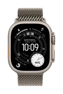 49mm Natural Titanium Milanese Loop - Medium