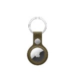 Airtag Finewoven Key Ring - Dark Olive