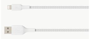 Lightning To USB-a Cable Braid 3m White