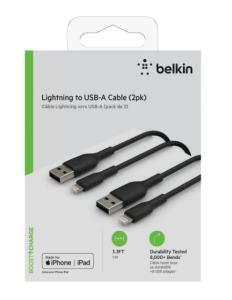 Lightning To USB-a Cable 1m 2pk - Black