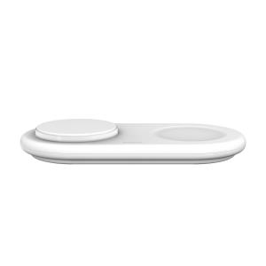 Boost Charge Pro 2in1 Qi2 15w Magnetic Charging Pad White