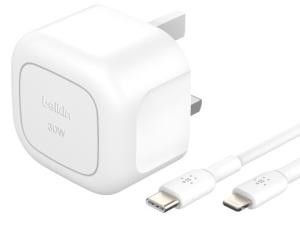 Wall Charger - Wall Charger - 30w USB Pd With Pps White W/1m C-ltg