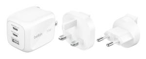 Wall Charger - Boostcharge Pro - 2 X USB-c Gan 65w Pd 3.0 Pps - White