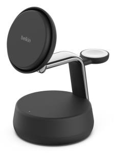 Magnetic Wireless Charger - Ultracharge Pro - 3-in-1 With Qi2 25w - Charcoal