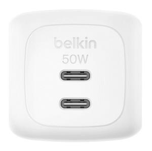 Wall Charger - Boostcharge - Dual USB-c  Pd With Pps - 50w - White