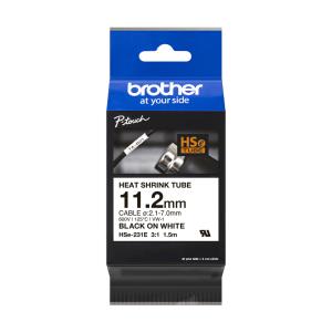 Heat Shrink Tube Tape Cassette - Hse-231e - Black On White - 11.2mm Wide