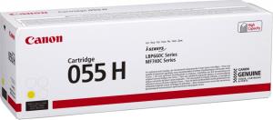 Toner Cartridge - 055 H - High Capacity - 5.9k Pages - Yellow