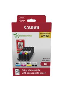 Ink Cartridge - cli-551xl Bk/c/m/y Photo Value