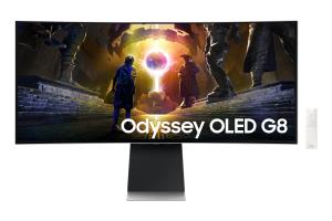 Curved Desktop Monitor- S34dg850su - 34in - 3440 X 1440 - Odyssey Oled G8