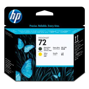 Printhead - No 72 - Matte Black/Yellow