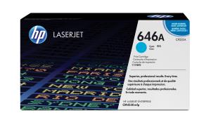 Toner Cartridge - No 646A - 12.5k Pages - Cyan