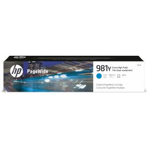 Ink Cartridge - No 981Y - Extra High Yield Original PageWide - 16k Pages - Cyan