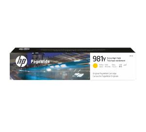 Ink Cartridge - No 981Y - Extra High Yield Original PageWide - 16k Pages - Yellow