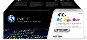 Toner Cartridge - No 410X - CMY - Triple Pack