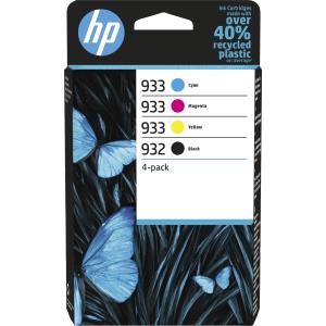 Ink Cartridge - No 932/933 - CMYK- 4 Pack