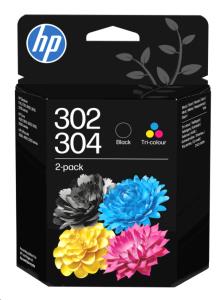 Ink Cartridge - No 302/304 - 120 Pages - Tri-color/Black - Combo Pack