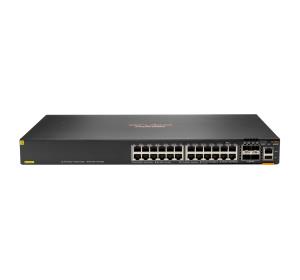 Aruba 6300F 24-port 1GbE Class 4 PoE and 4-port SFP56 Switch