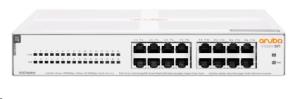 Aruba Instant On 1430 16G Class4 PoE 124W Switch, 16 RJ-45 10/100/1000 Class 4 PoE ports