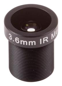 Lens 3.6mm F1.8 With M12 Thread Rem Ir Cut Filter 10 Pcs