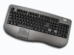 Win Touch Pro Desktop Multimedia Touchpad Keyboard (dark Gray/black) USB Qwerty Us