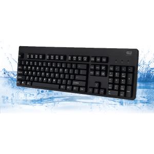 Ip67 Rated Waterproof Antimicrobial Multimedia USB Keyboard Qwerty Us