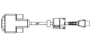 Zebra Qln Serial Cable Pc-db9