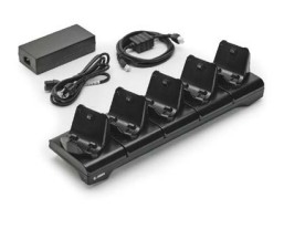 Docking Cradle 5 Slot With Uk Power Supply Cord For Zq300 Series