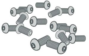 Kit Printhead Mounting Screw For Ze500 Series Qty 5